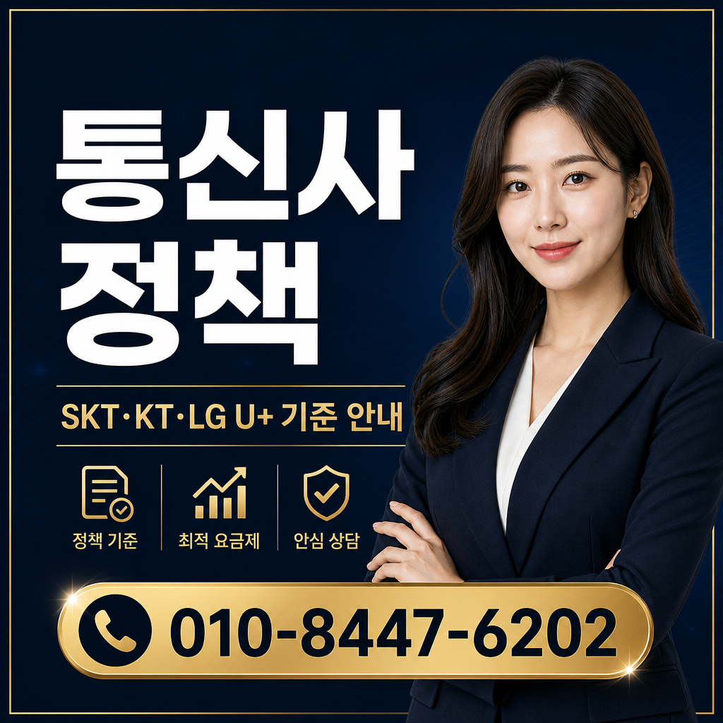 통신사별 정책 확인